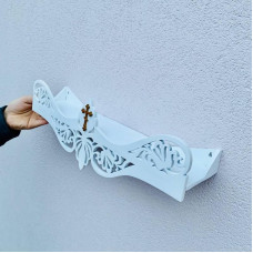 Полка для икон иконостас 55*34 см прямой под иконы