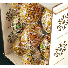 Подставка для кулича и яиц из дерева