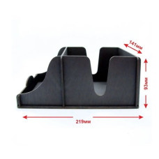 Деревянная салфетница с номерами нумарацией для ресторана с отсеками для соусов специй и меню