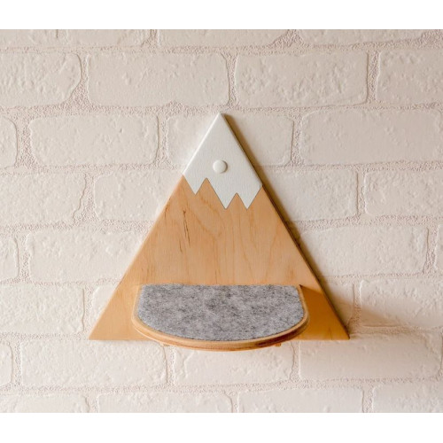 Игровой комплекс для кошек настенный ступенька лесенка декоративная 1 шт деревянная