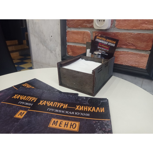 Стильная салфетница для кафе  Трендовые аксессуары для общепита