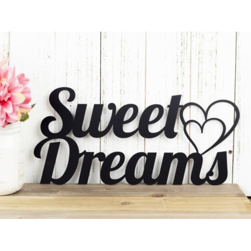 Панно 50х30 см Sweet dreams декоративное настенное чёрное декор на стену картина