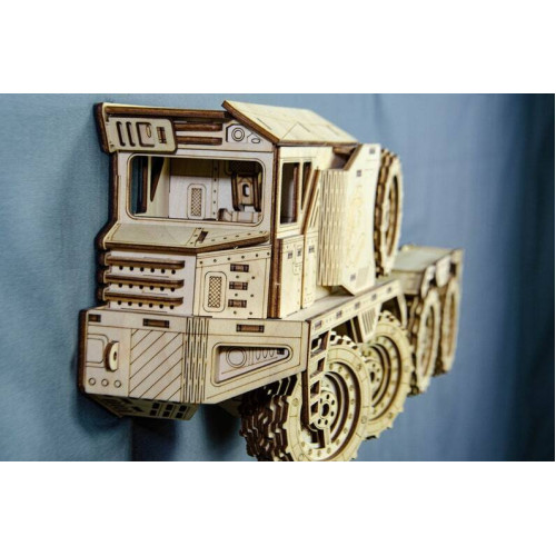 Деревянная полка для машинок горизонтальная 1:64  Парковка настенная для моделек автомобилей
