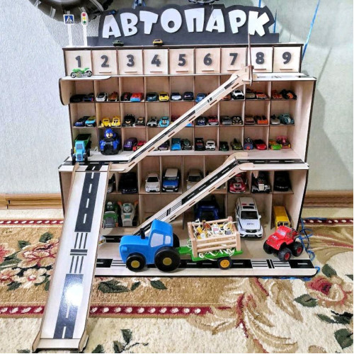 Мега Большой Паркинг  Парковка - конструктор  Для игрушечных машинок