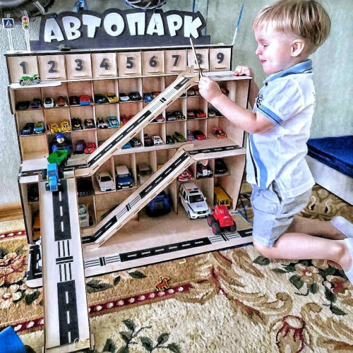 Мега Большой Паркинг  Парковка - конструктор  Для игрушечных машинок