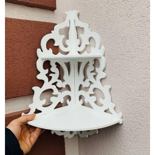 Полка для икон иконостас 50*25 см в угол под иконы